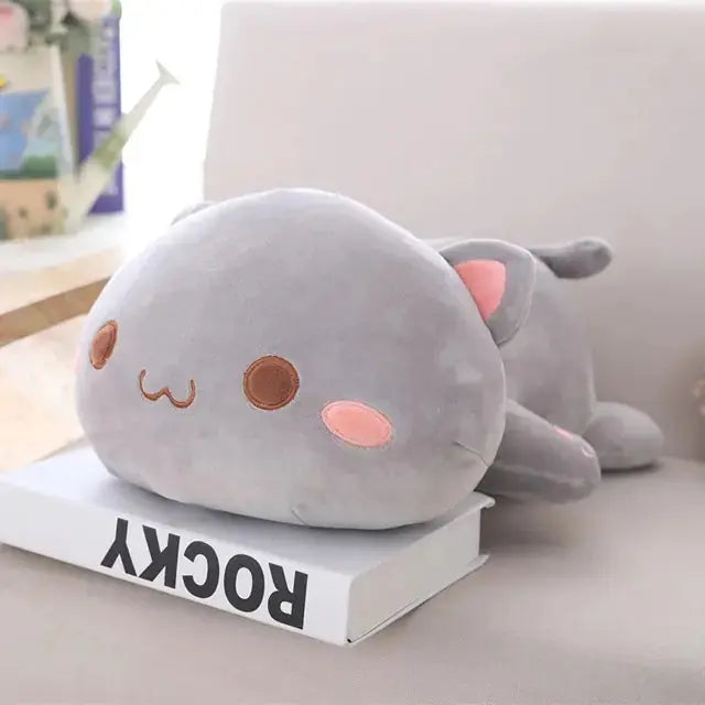 Kawaii Soft Cat Plush Toy Snuggle Safari