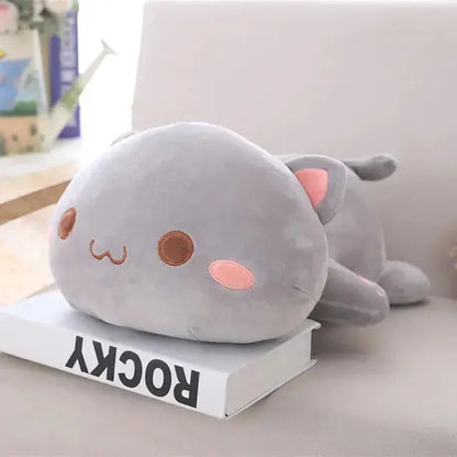 Kawaii Soft Cat Plush Toy Snuggle Safari
