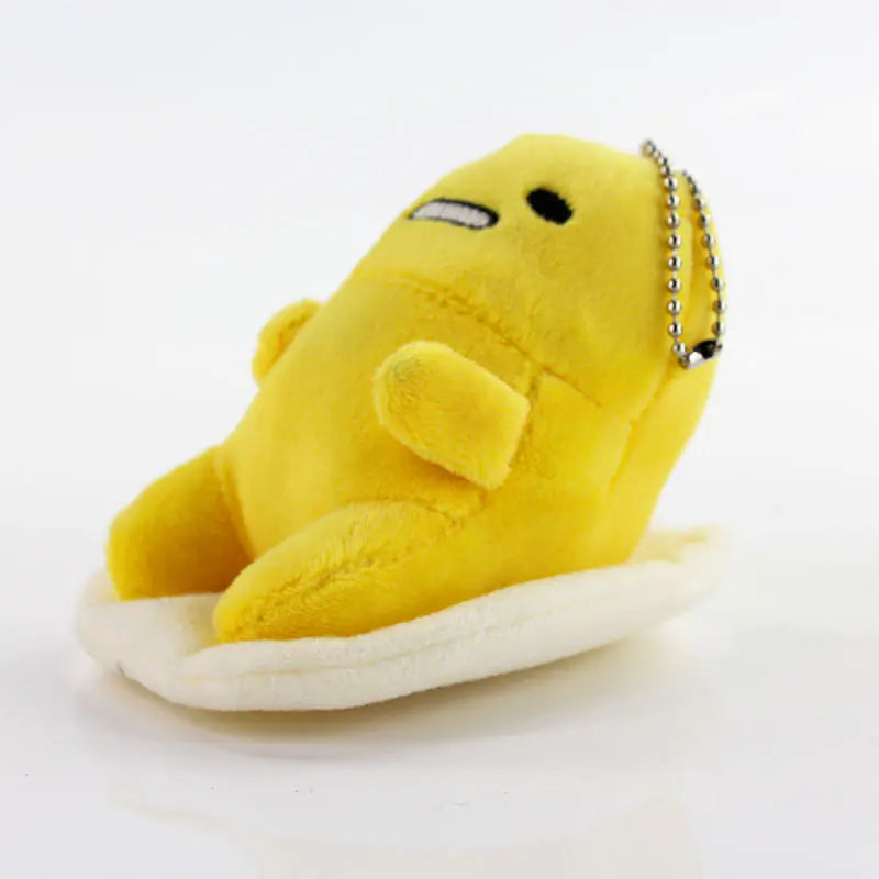 Cute Plush Egg Keychain for Bags and Phones