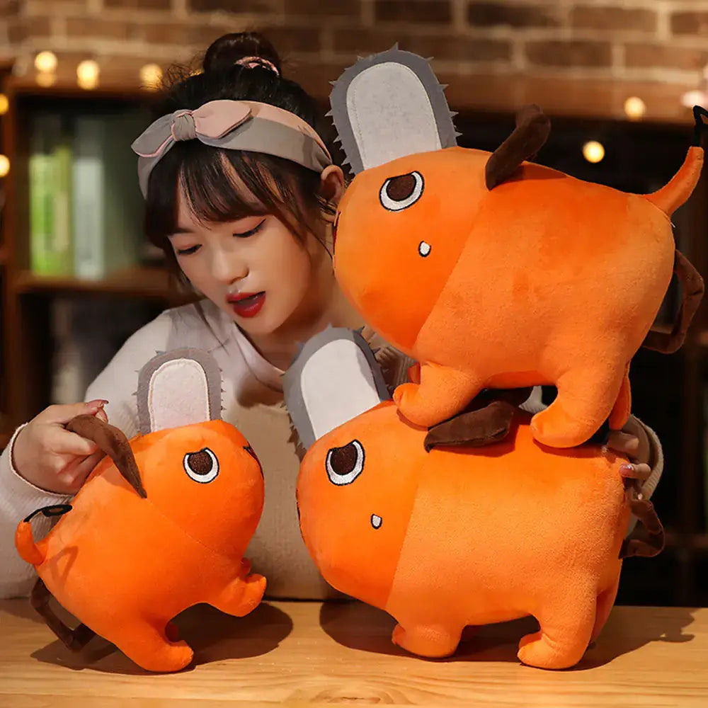 Anime Pochita Plush Chainsaw Man Cute Stuffed Animal