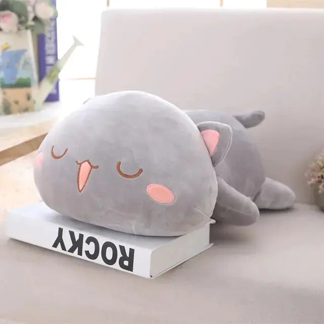 Kawaii Soft Cat Plush Toy Snuggle Safari