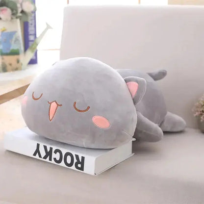 Kawaii Soft Cat Plush Toy Snuggle Safari