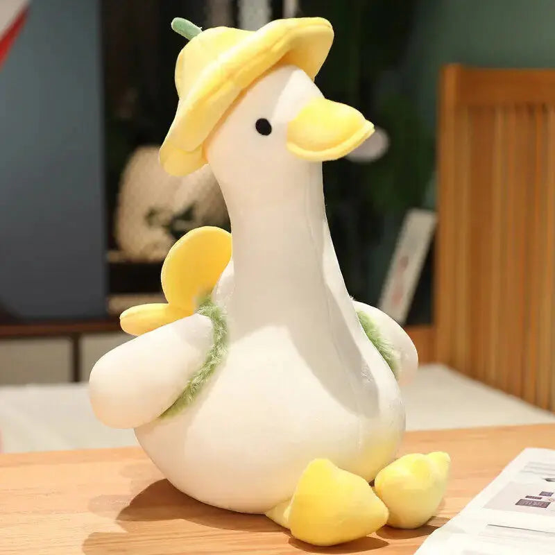 Fluffy Duck Plush Toy - Travel Duck (Single Item) Snuggle Safari