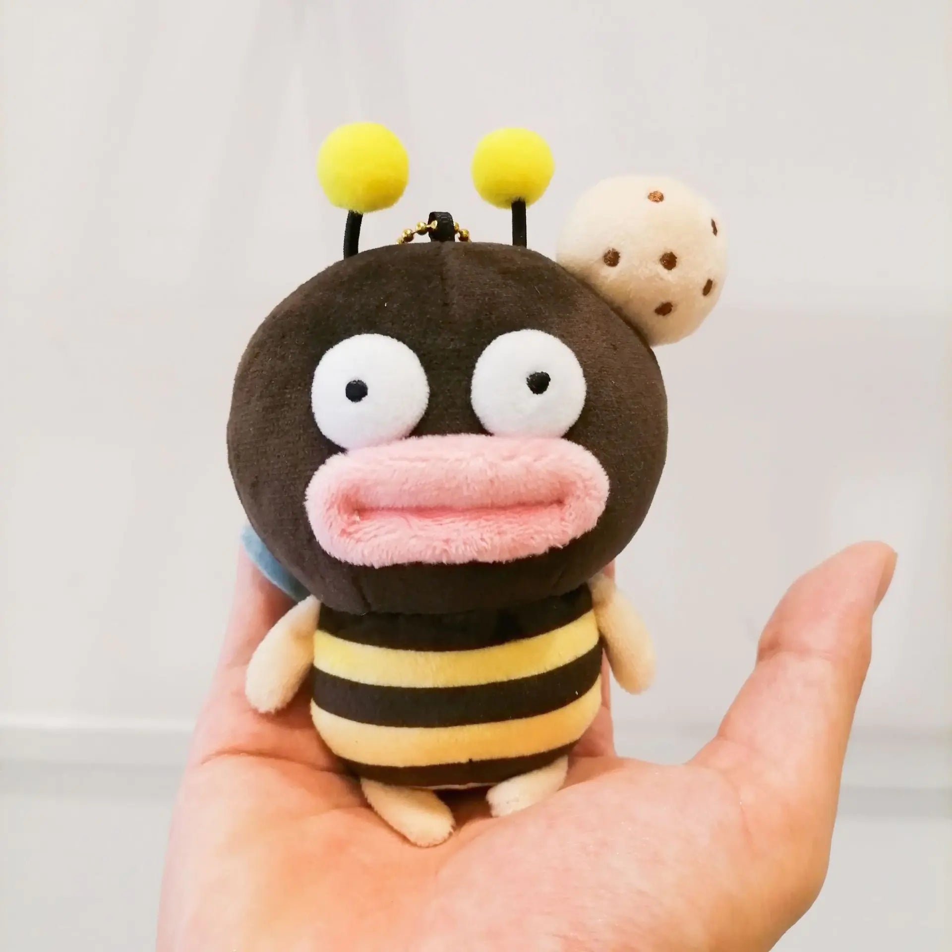 Cute Plush Cat Keychain Accessory