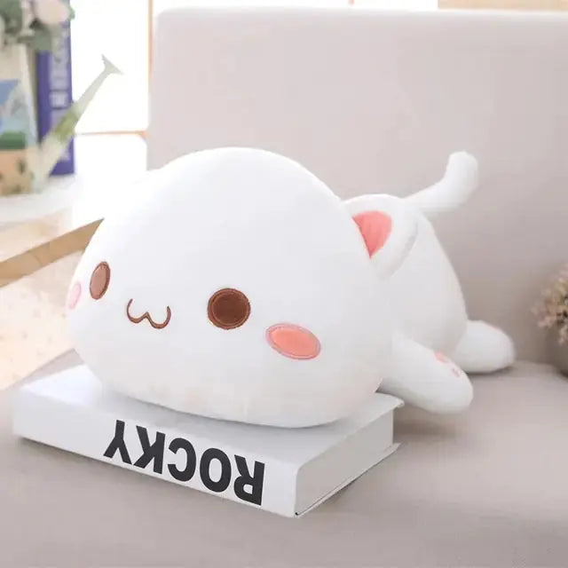 Kawaii Soft Cat Plush Toy Snuggle Safari