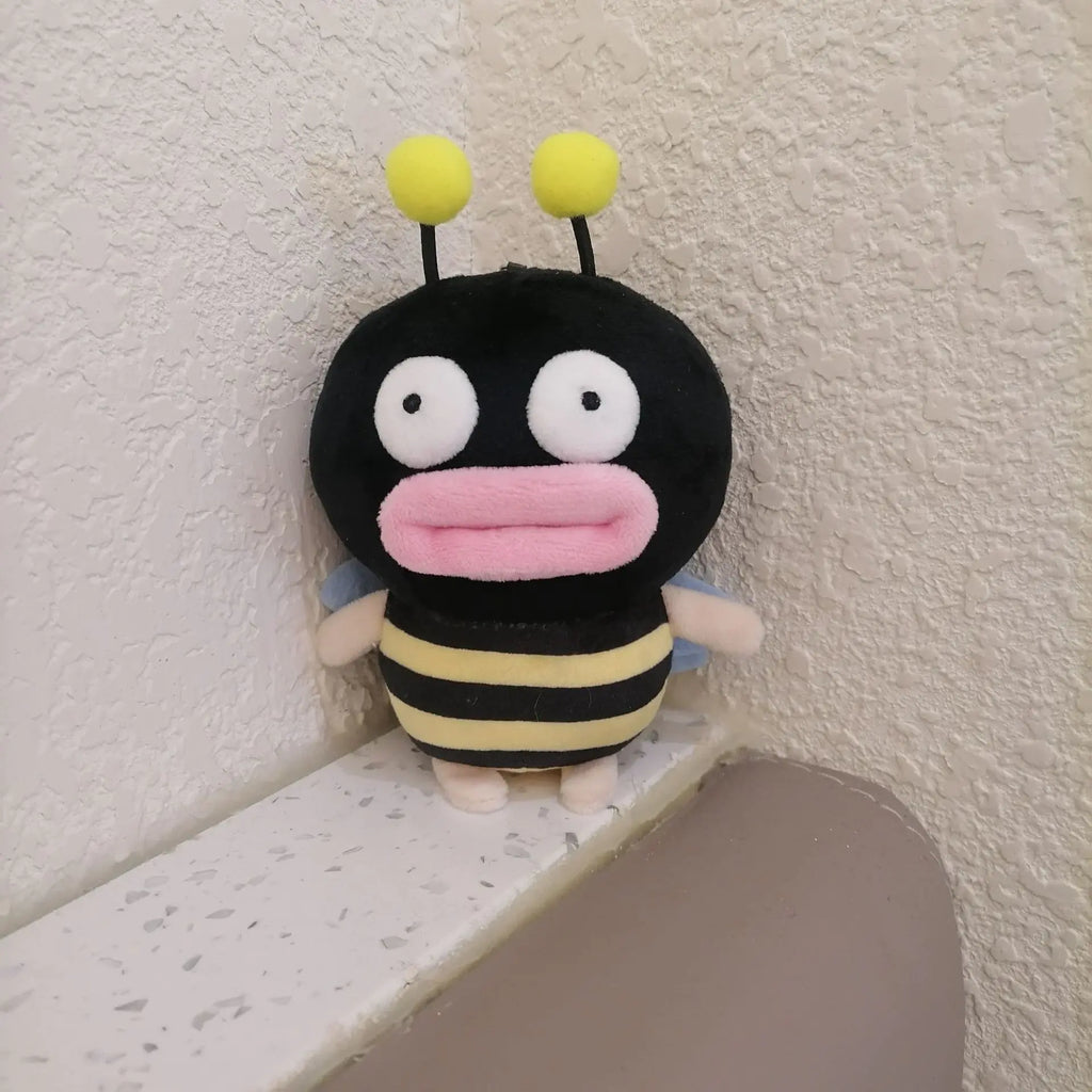 Cute Plush Cat Keychain Accessory