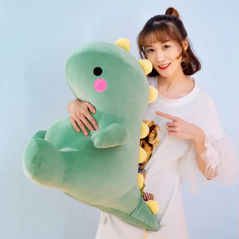 Cute Plush Dragon Pillow Toy for Couples and Naps