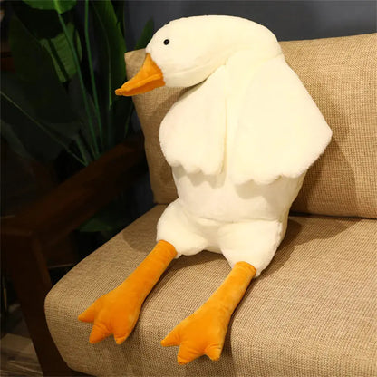 Giant 50cm Duck Plush Toy - Soft Fluffy Pillow Snuggle Safari