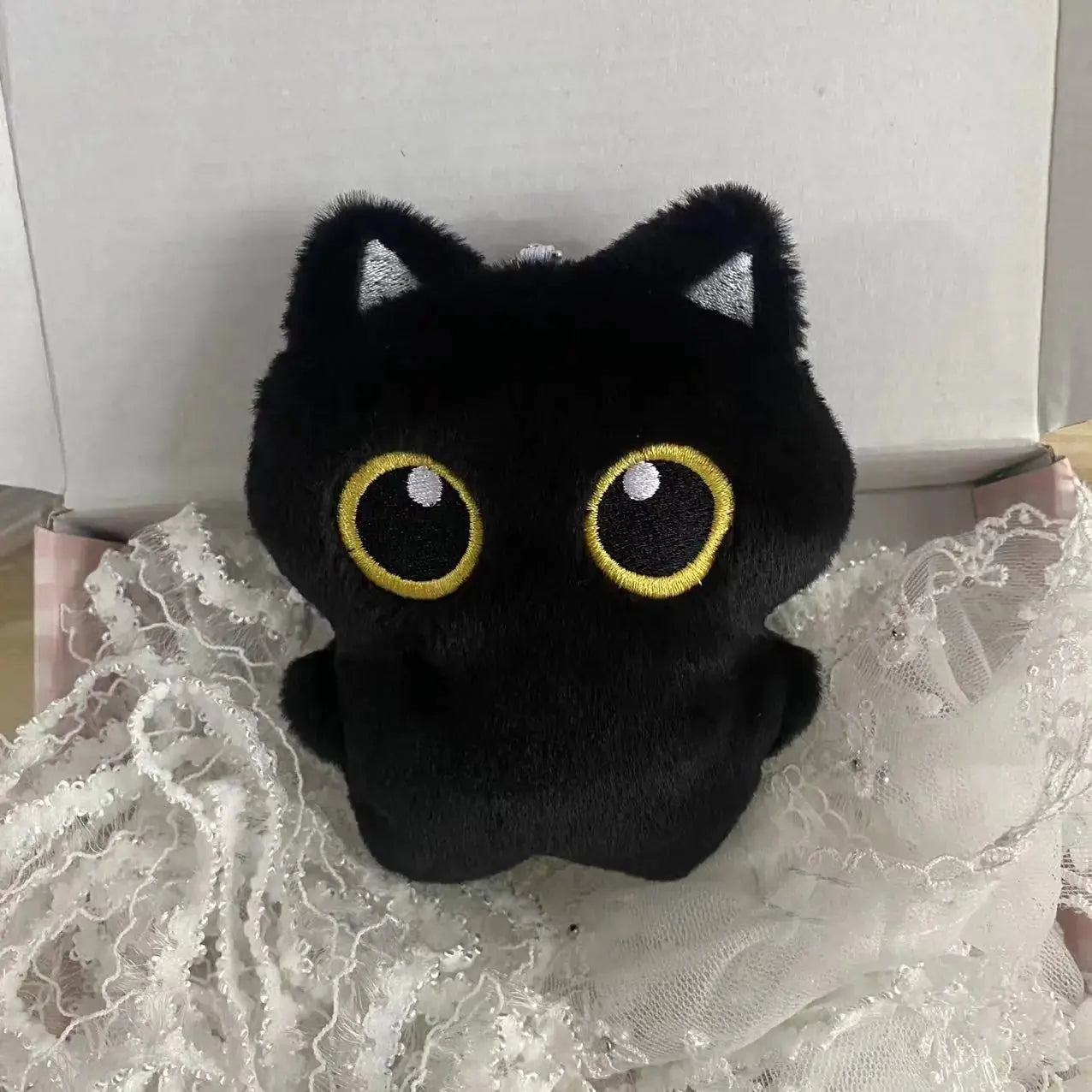 Black Cat Doll Plush Doll Pendant Cute - Snuggle Safari