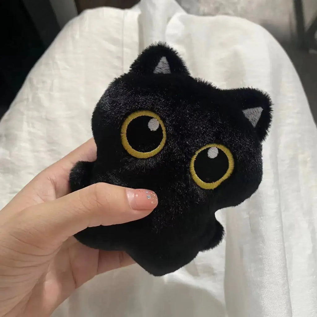 Black Cat Doll Plush Doll Pendant Cute - Snuggle Safari