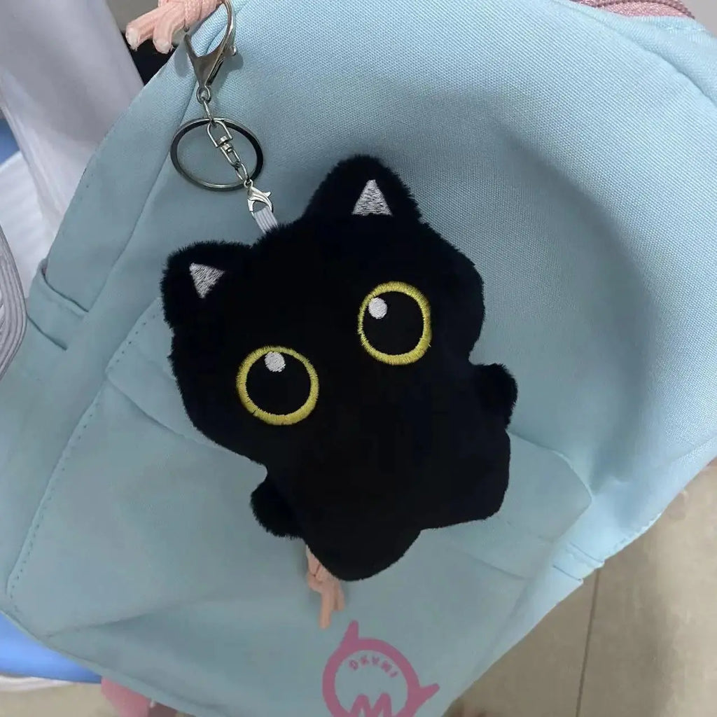Black Cat Doll Plush Doll Pendant Cute - Snuggle Safari