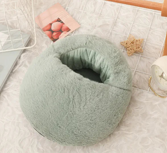 USB Heated Plush Foot Warmer Snuggle Safari