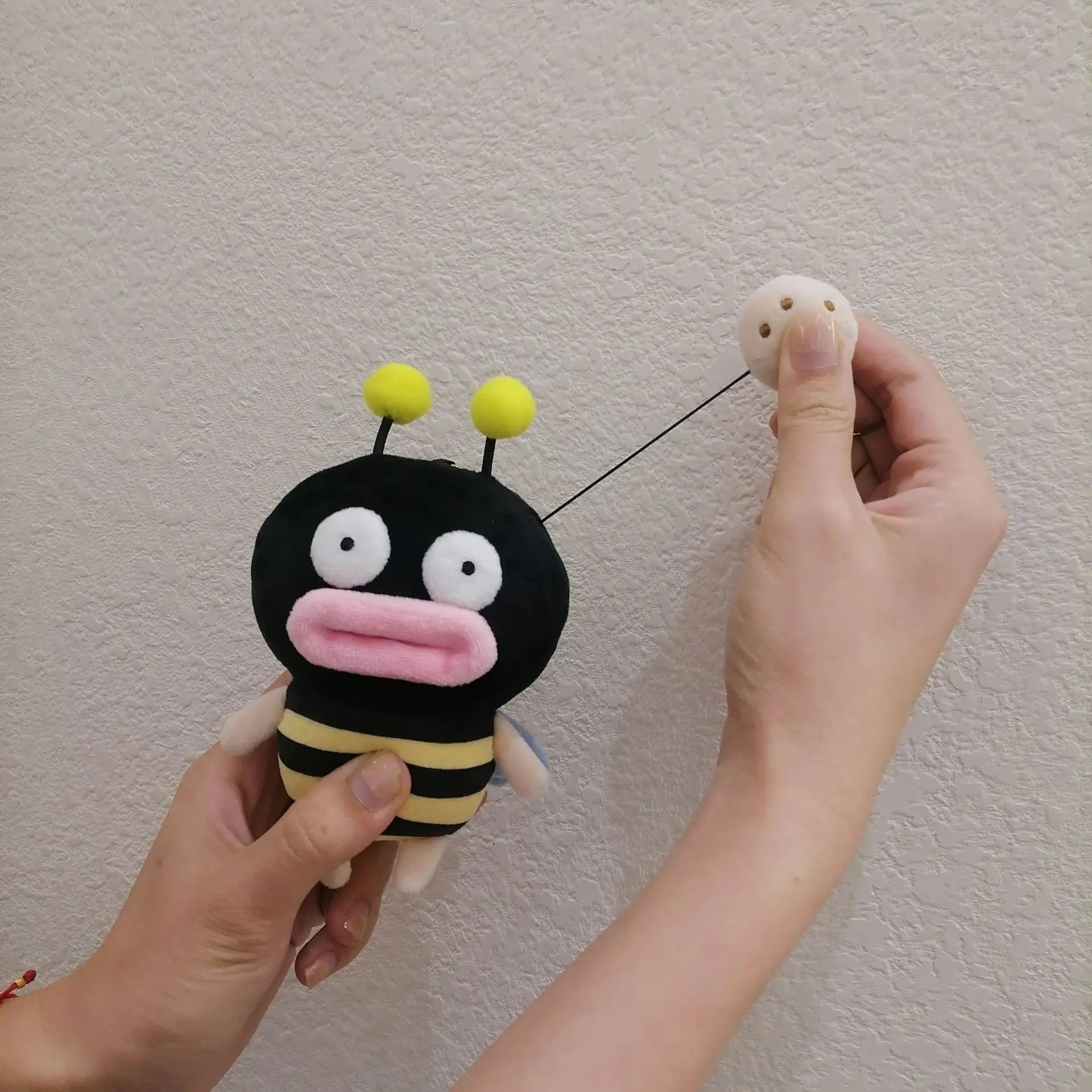 Cute Plush Cat Keychain Accessory