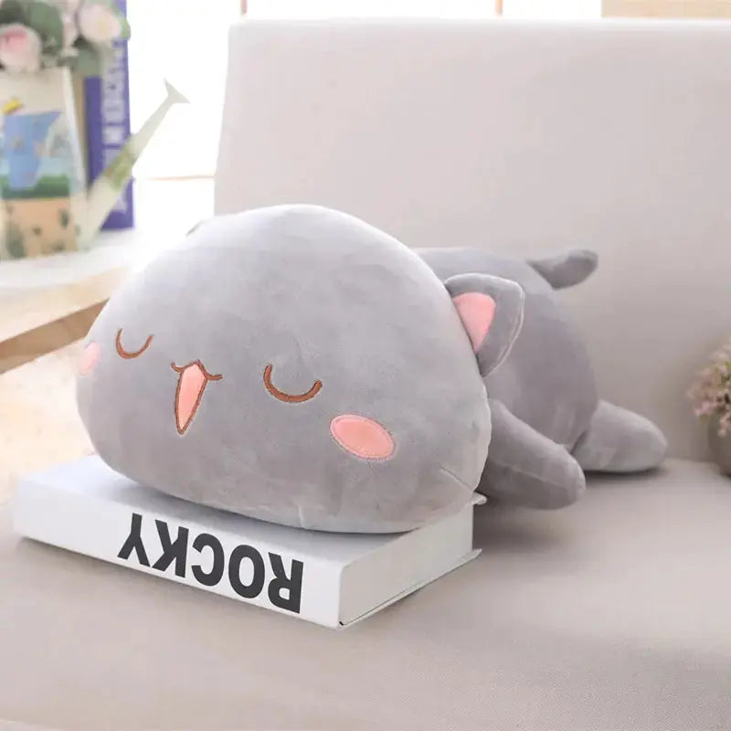 Kawaii Soft Cat Plush Toy Snuggle Safari