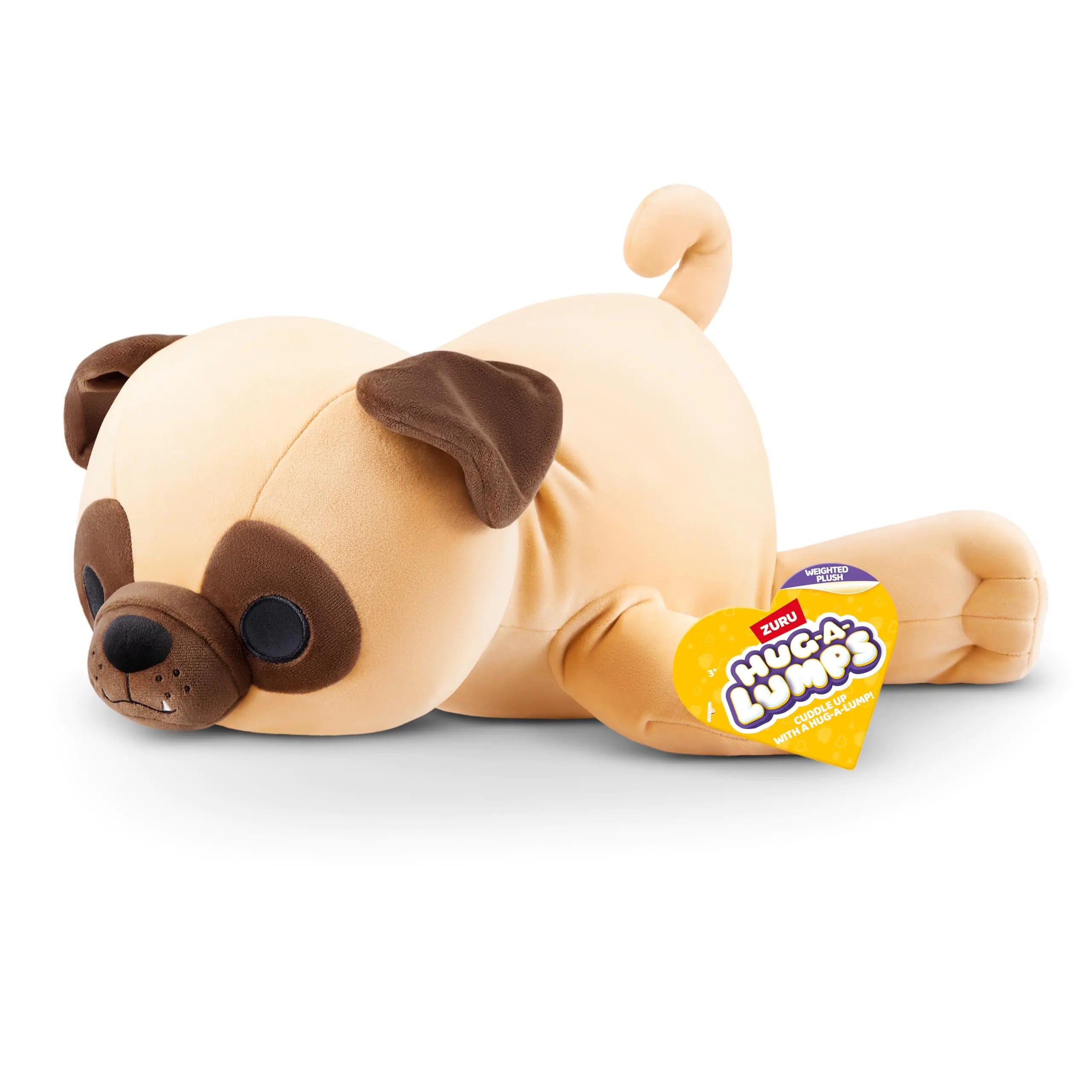 Hug-A-Lumps Plush Medium Pug(Olly) Series 1 Plush Snuggle Safari