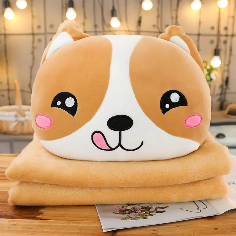 Cute Shiba Inu Plush Pillow