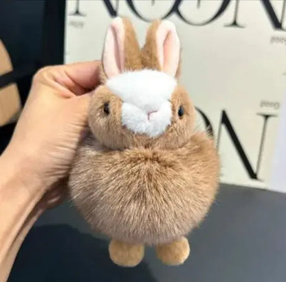 Plush Rabbit Backpack Pendant - Snuggle Safari