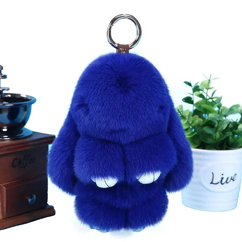Plush Rabbit Key Chain - Snuggle Safari