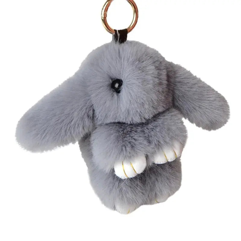 Plush Rabbit Key Chain - Snuggle Safari
