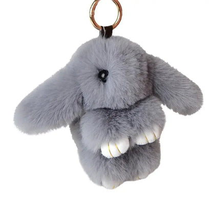 Plush Rabbit Key Chain - Snuggle Safari