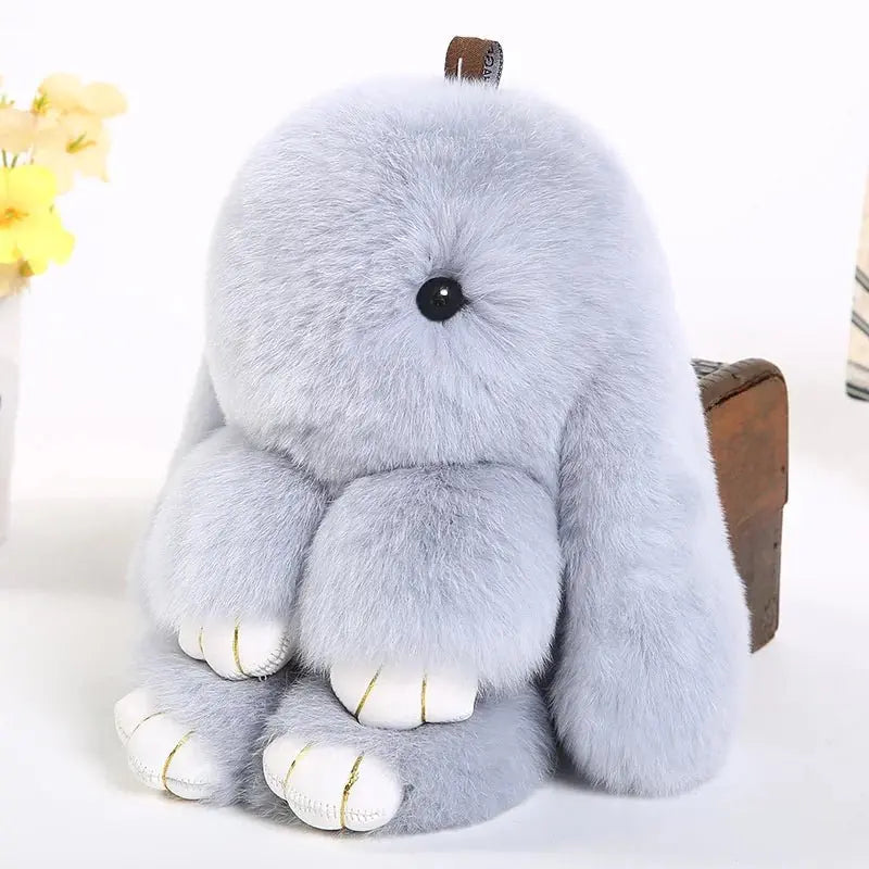 Plush Rabbit Key Chain - Snuggle Safari