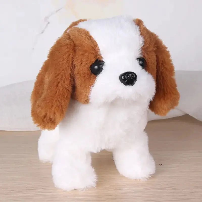Electric Simulation Corgi Plush Toy with Barking Tail - Snuggle Safari