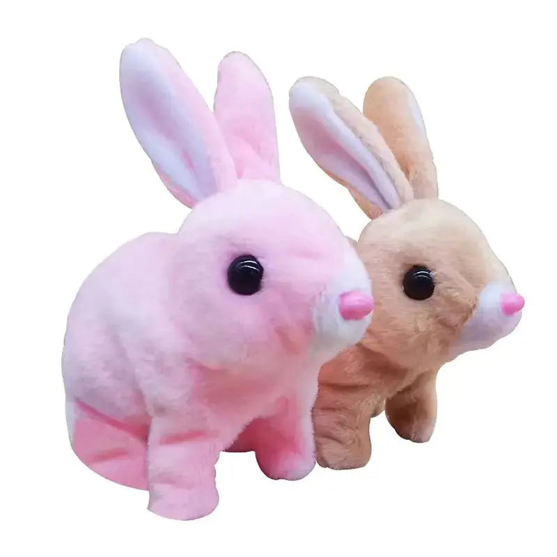 Electric Plush Toy Rabbit with Tail Wagging Feature - Snuggle Safari