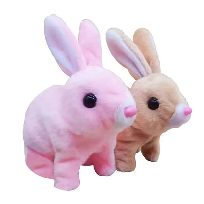 Electric Plush Toy Rabbit with Tail Wagging Feature - Snuggle Safari