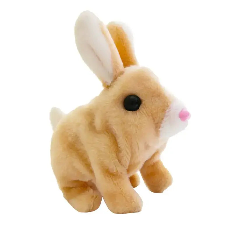 Electric Plush Toy Rabbit with Tail Wagging Feature - Snuggle Safari