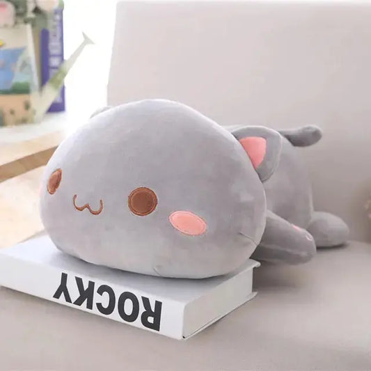 Kawaii Soft Cat Plush Toy Snuggle Safari