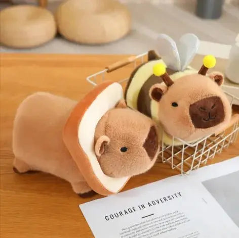 Toast Capybara Plush Doll - Bee Transformation Edition - Snuggle Safari